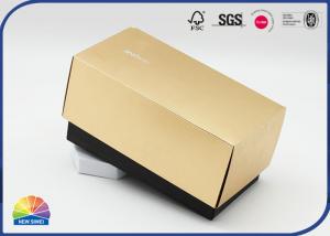 China Corrugated Cardboard Rigid Gift Box With E Flute Paper Insert wholesale