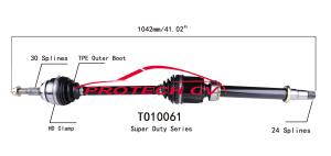 China Toyota Sienna Right Front Cv Shaft Cv Complete Assembly Heavy Duty Clamp TPEE Boot wholesale