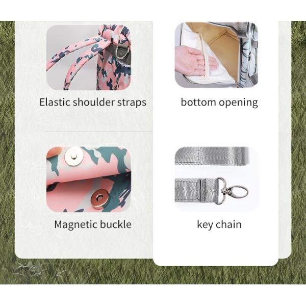 Waterproof Ourtdoor Polylester Large Diaper Bag Backpack 15L 20L