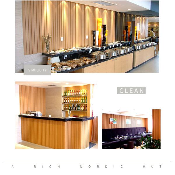 OEM ODM Eco Friendly WPC Wood Panel Fluted Moisture Resistant