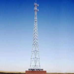 China 138kv HDG Telescopic Antenna Mast For Utility Service on sale