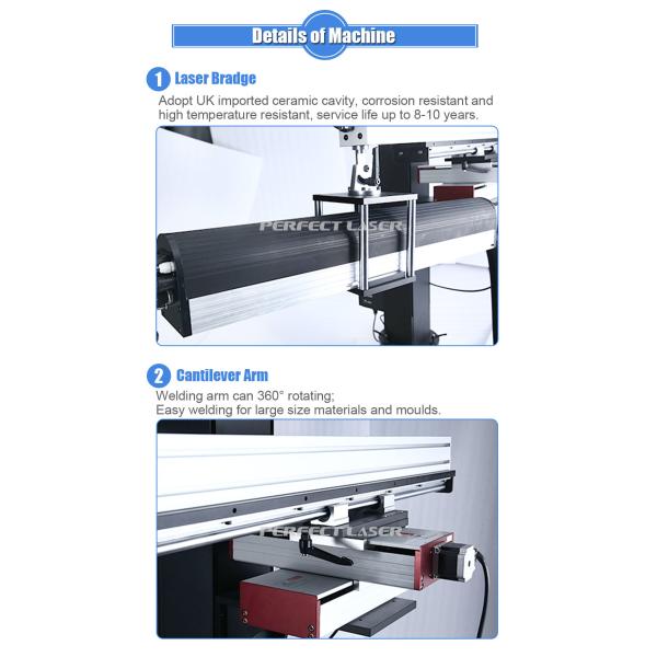 500w desktop metal stainless steel aluminium laser welding machine for mould repair