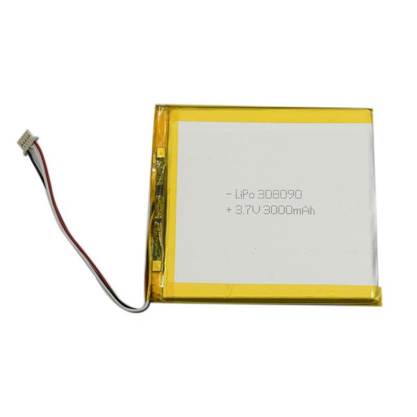Li Ion Polymer Battery 3.7 V 3000mah Wire Connector PCM NTC