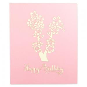 China ROHS Cherry Blossom Tree Pop Up Card, Greeting Cards OEM ODM wholesale