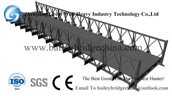 Quality CB200(HD200) Single Lane SS, Bailey Bridge From China,mabey bridge,steel bridge,fabricated for sale