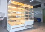 Compact Self Service Open Display Cases Chiller Wooden Shelf Available Digital