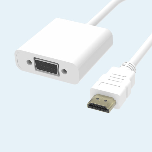 Gold Plated Male To Female HDMI Adapters For Computer White Color