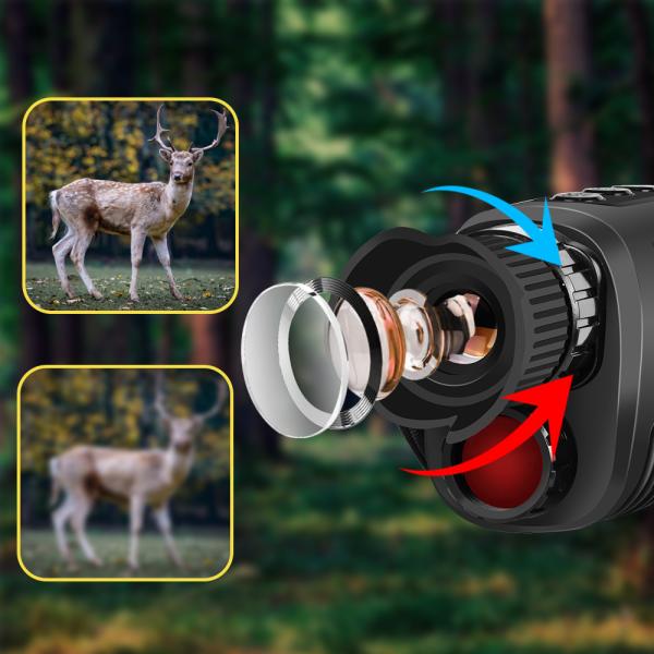 Full Dark 300m Monocular Night Vision Infrared 8x Digital Zoom Hunting Telescope