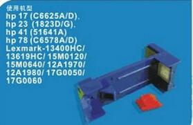 China Refill kit for  78 Ink cartridge ,23,17,41,lexmark13400hc ,L20,L50,L60,L70,L80 wholesale