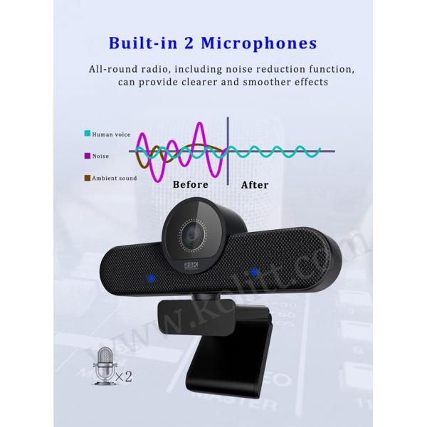 8x 1/2.5 Inches CMOS PC Camera All In One Video Conference Camera for Digital Zoom