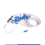 Mini Module Fiber Optic PLC Splitter Blockless SC/UPC Singlemode 900μM 1x16