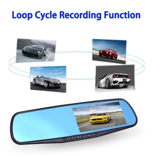 4.3Inch Car Camcorder FHD 1080P DVR Dash Cam With GPS Navigation ODM