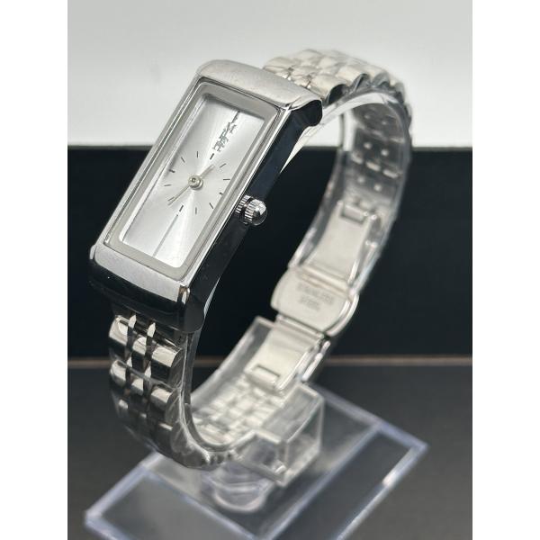 Silver Dial Analog Wrist Watch Stainless Steel With Date Display And Luminous Hands