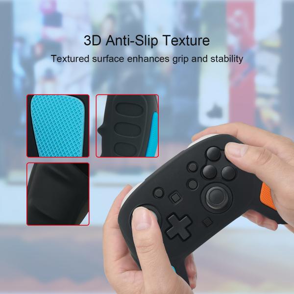 Dual-Tone Silicone Protective Case for Nintendo Switch 2 Pro – Stylish Two-Tone Design, Anti-Slip Shockproof Cover with Full-Body Protection