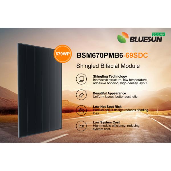Bluesun 160W Flexible Solar Panels 1000W 550W 650W Solar Panel Price 670W 700W Factory