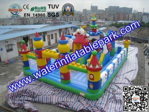 China Amazing Amusement Park / Inflatable Bouncy Castle Bounce Houses Rentals wholesale