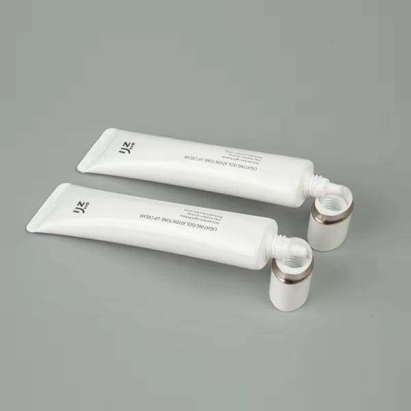 PE Airless Cosmetic Tubes Oval Nozzle Cosmetic Tube Customized