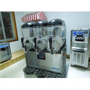 3x12L Output Countertop Frozen Drink Dispenser Slush Maker Machine Low Noise