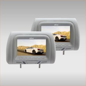 Delicate Car Headrest Monitor , Car Headrest DVD Player 9 Inch Dual Twin Screens