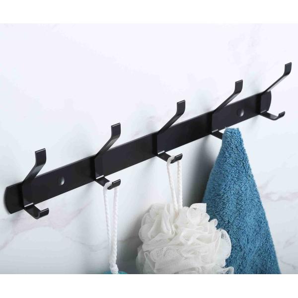 Double Hooks Aluminium Wall Hooks For Mudroom Bathroom Entryway