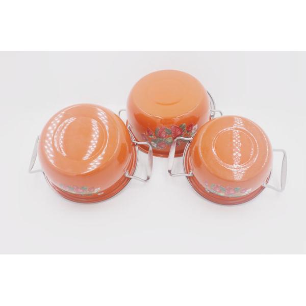 6pcs Outdoor cookware set stainless steel casserole cooking pot non stick saucepan