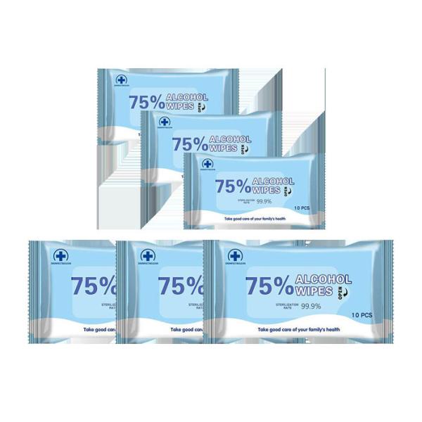 High Performance Antiseptic Cleansing Wipe 75% Alcohol Easy Use