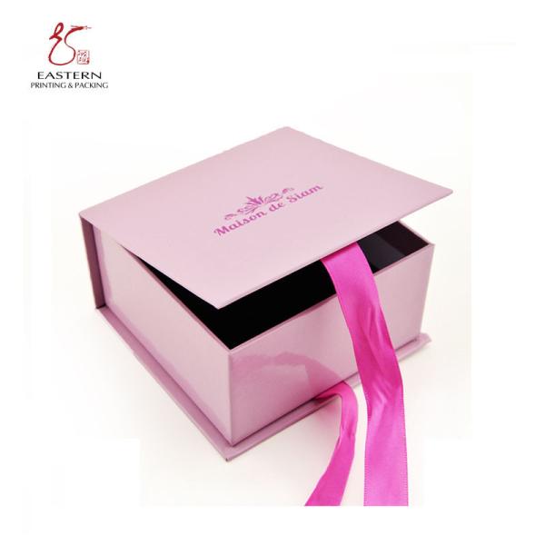 Cute Lovely Bright Color Cardboard Packaging Boxes For Jewelry