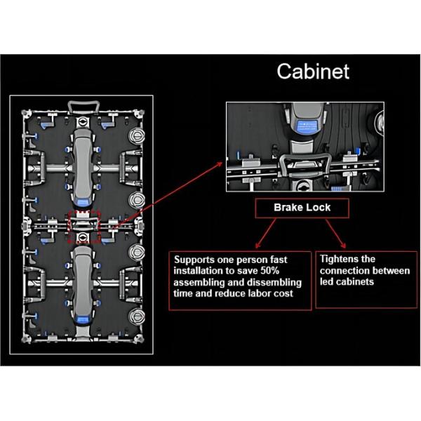 Indoor LED Video Wall Screen Panel 500X500mm for Stage Events Background