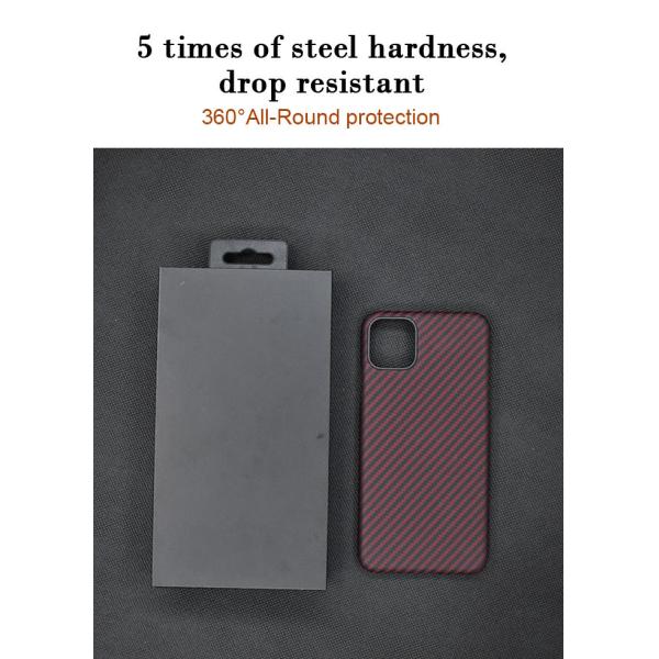 Strong Protective iPhone 11 Pro Max Aramid Phone Case Carbon Fiber Phone Case