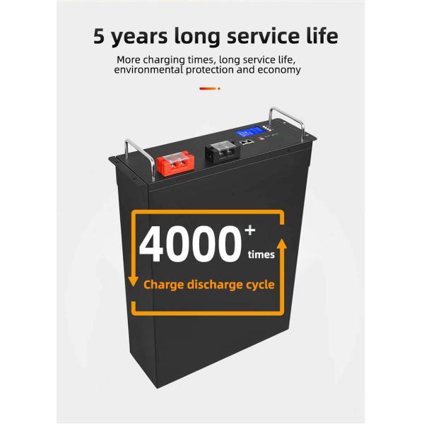 48V 50AH Lifepo4 Server Rack Battery For Household Solar Power Supply System