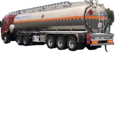 3 Axle 44m3 Liquid Petrol Aviation Kerosene Jet Fuel Transport Semi Trailer Tanker
