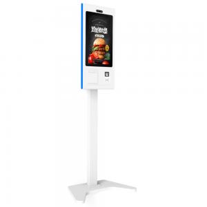 China Free Standing 21.5/32 Inch Payment Kiosk with Pos Barcode Scanner and Ticket Printer wholesale