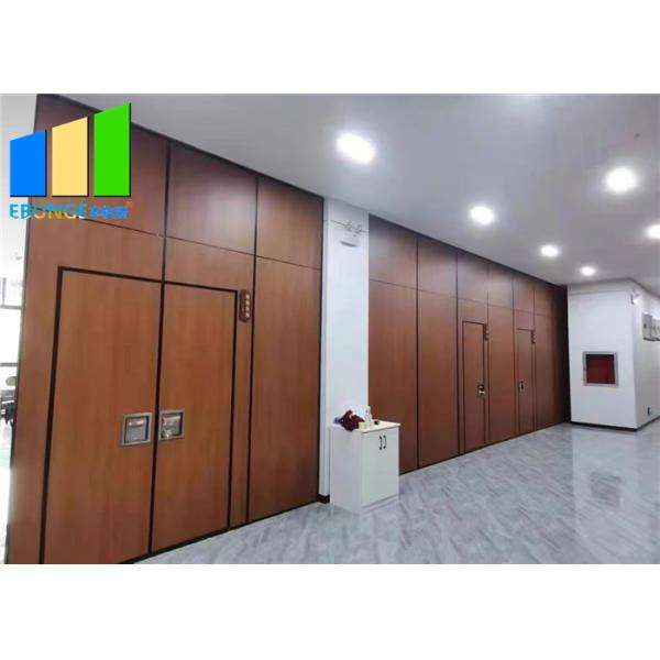 Premium Manual Operable Folding Partition Sound Insulated Wall For Function Room