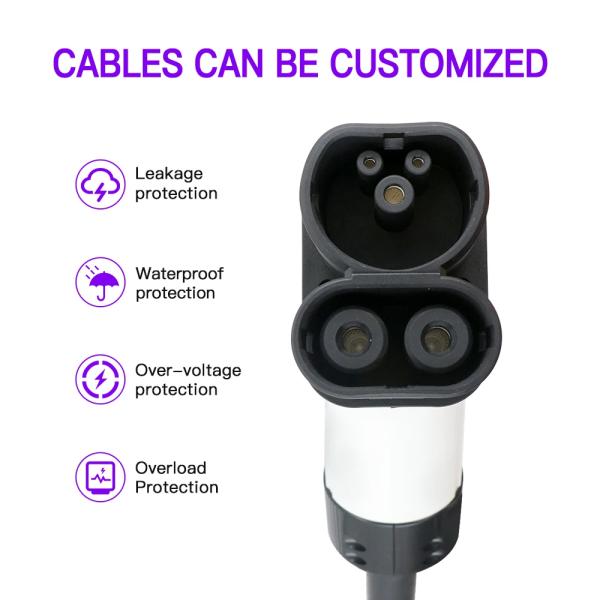 CCS Combo 2 Plug With Cable 5m Ev Charging Cable 150A 200A 250A 300A DC Fast EV Charger CCS2 EV connector
