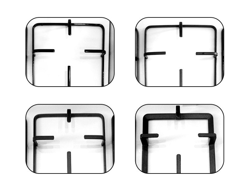 Brass Burner Cap Commercial Free Standing Oven Multifunctional Freestanding Gas Cooker Oven