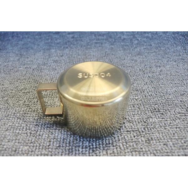 Insulated Stainless Steel Coffee Cup Set 200ml Luxury Golden Color With Spoon