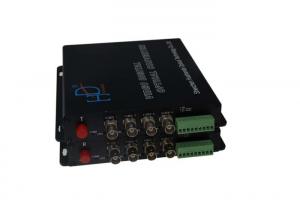 China 4 Channels Video Rs485 To Fiber Optic Converter For CCTV Security System on sale