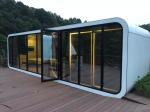 Office Tiny House On Wheels Trailer With 3D Model Design Prefabricated