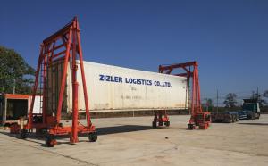 China 30t Gantry Mobile Container Crane Lift , Truck Mounted Shipping Container Crane on sale