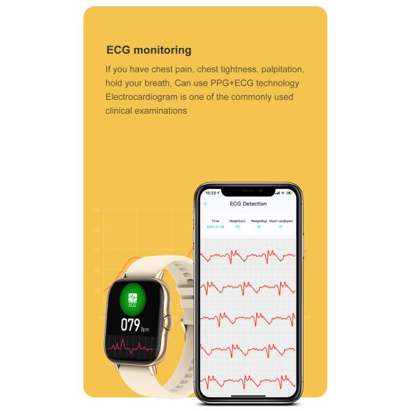 Dt94 Gts 2 Smart Watch Men Bluetooth Call 1.78 Screen Fitness Tracker Blood Pressure Ecg Sport Women Smartwatch