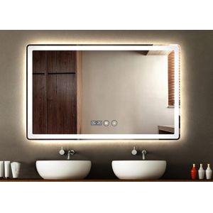 China Illuminated Smart LED Bathroom Mirror Energy Saving With Smart Touch Switch on sale