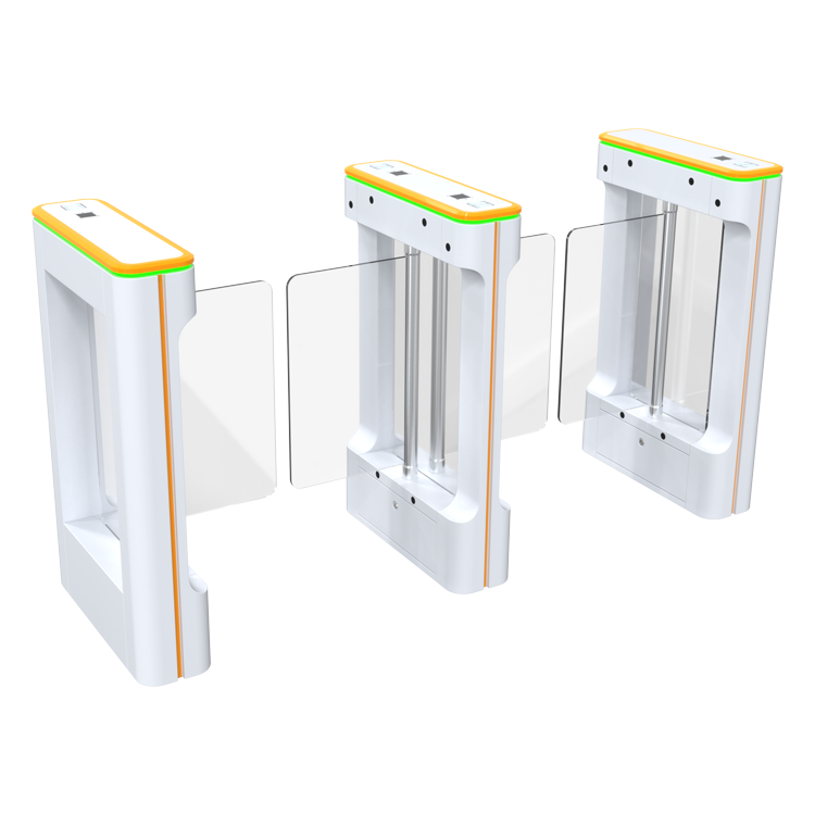 Space Saving Swing Gate Turnstile With Visible Direction Sign High Cost