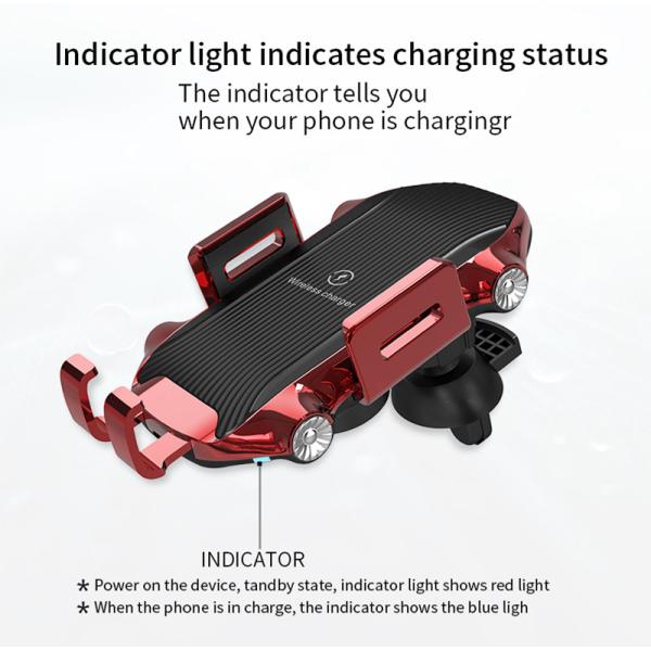 DOE 15W Fast Charging Qi Car Wireless Charger Holder