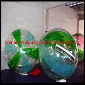 China 2m Human Sized Hamster Ball Colorful , Inflatable Water Ball TPU/PVC Material for Sale wholesale