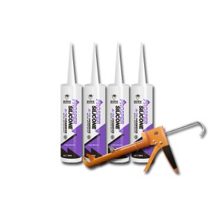 Anti Corrosion Low Modulus Neutral Cure Silicone Sealant , GP Silicone Sealant 280ML