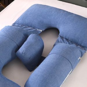 Full Body Motherhood Maternity Pregnancy Pillow With Removable Cover