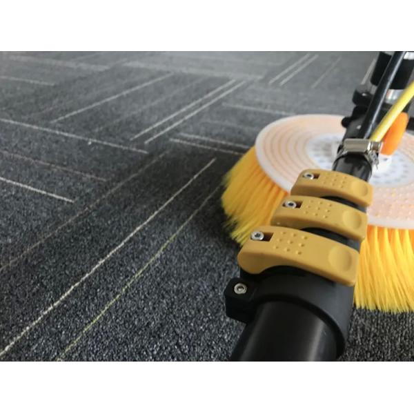 Portable Solar Panel Cleaning Brush Kits Single Head Automatic Rotating Brush Machine Robots