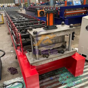 China Main Power 4KW Standing Seam Roll Forming Machine CR12 Mould Steel Cutter wholesale