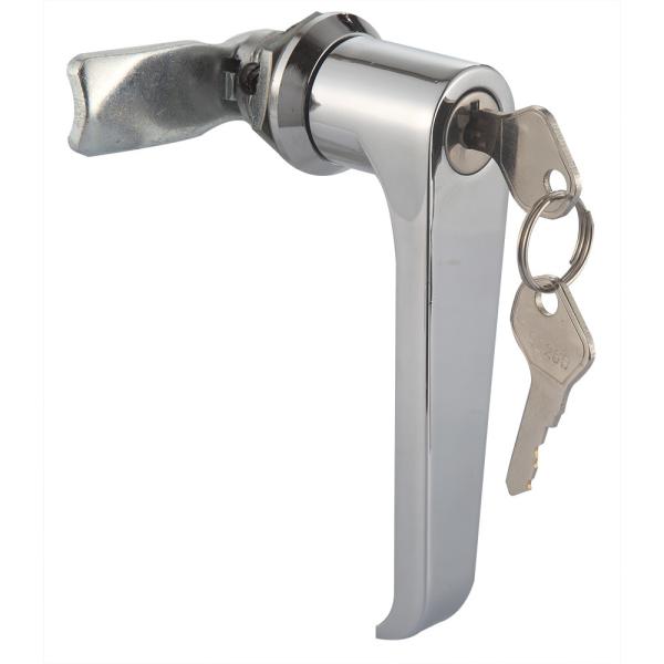 Zinc Alloy Garage Door Handle Lock L Swing Handle Latch With Cam