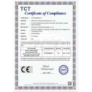 Shenzhen Enersour Electronics Co., Ltd. Certifications